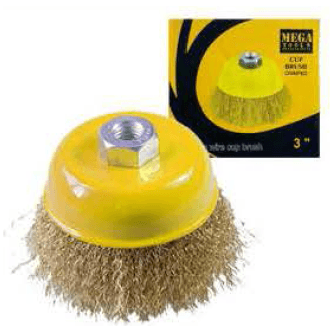 Megatools Crimped Wire Cup Brush - KHM Megatools Corp. Megatools Crimped Wire Cup Brush - KHM Megatools Corp.